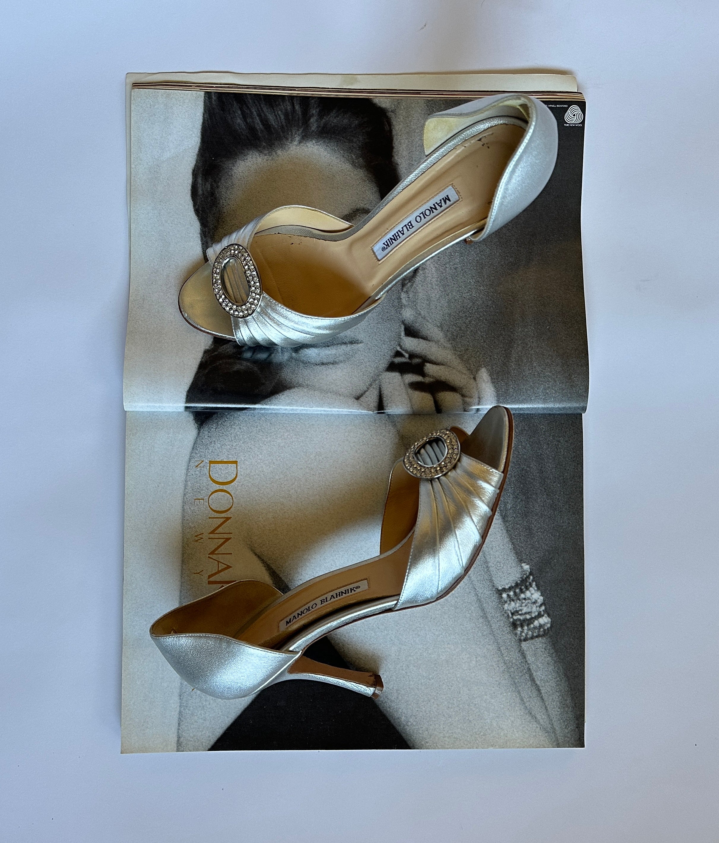 Manolo Blahnik Sedaraby D'orsay Heels (EU 39/ US 8.5) – Vintage