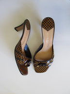 Louis Vuitton Checker Damier Heels (39.5/ US 9)