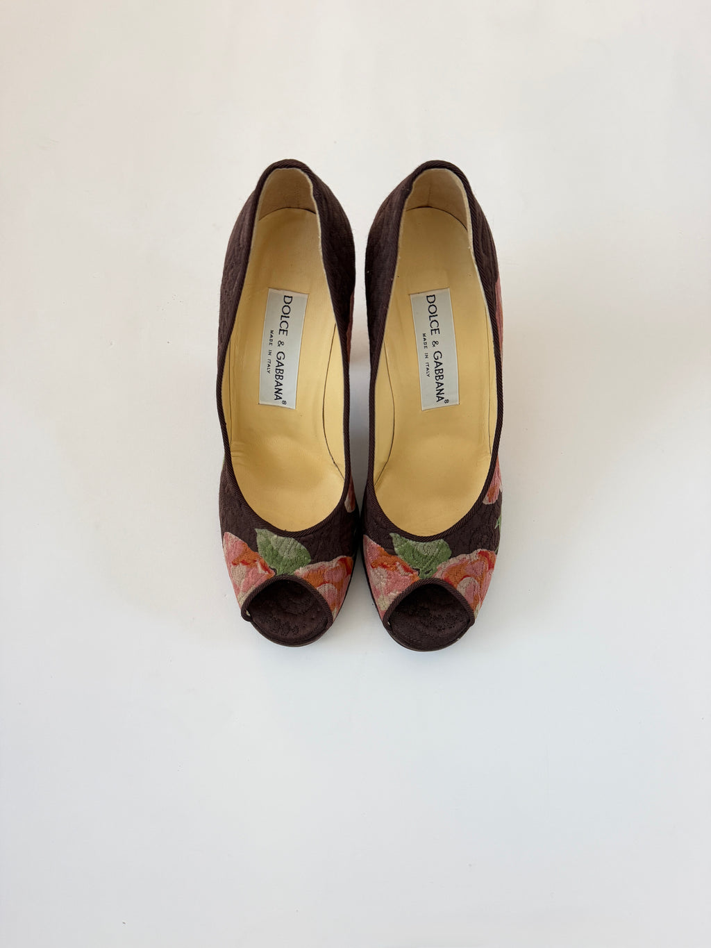 Dolce & Gabbana Rare Floral Print Pumps (EU 38.5/ US 8)