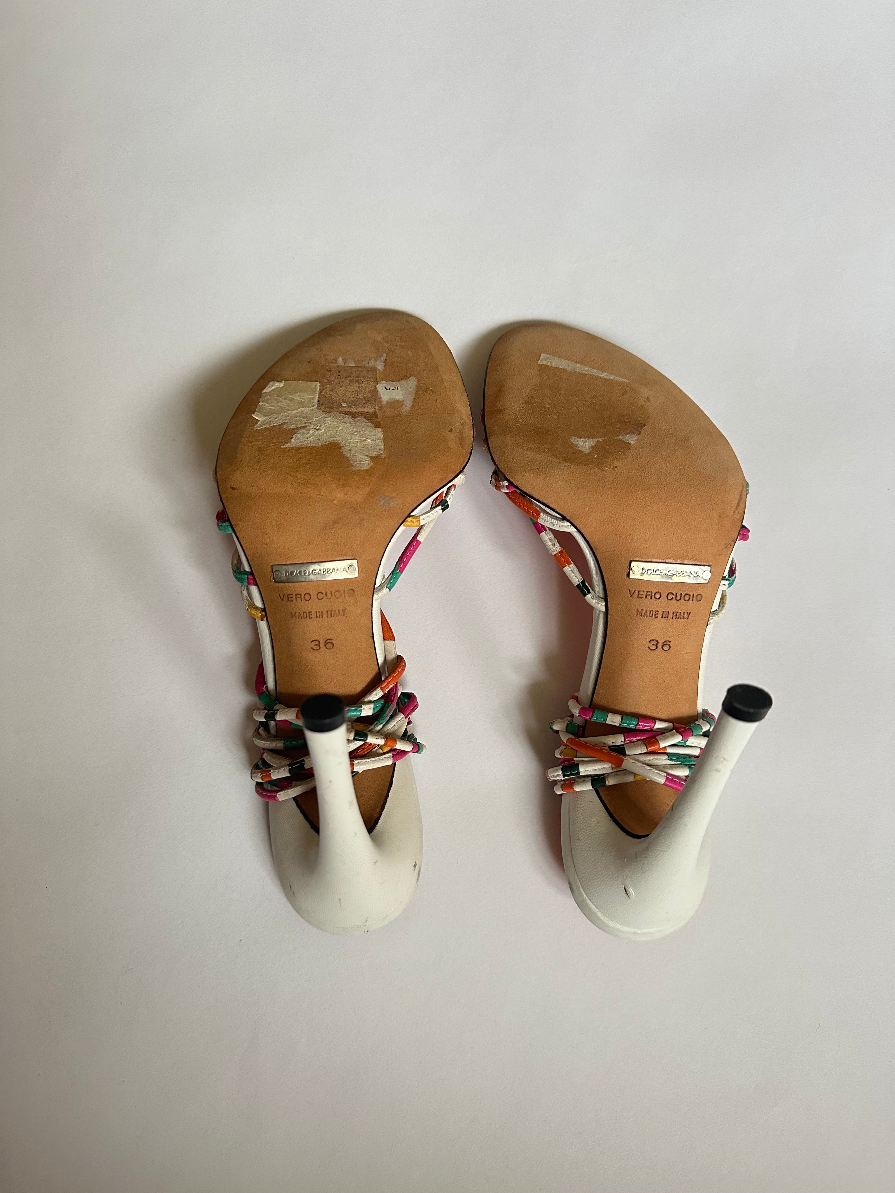 Dolce & Gabbana Strappy Heels (EU 36/ US 6)