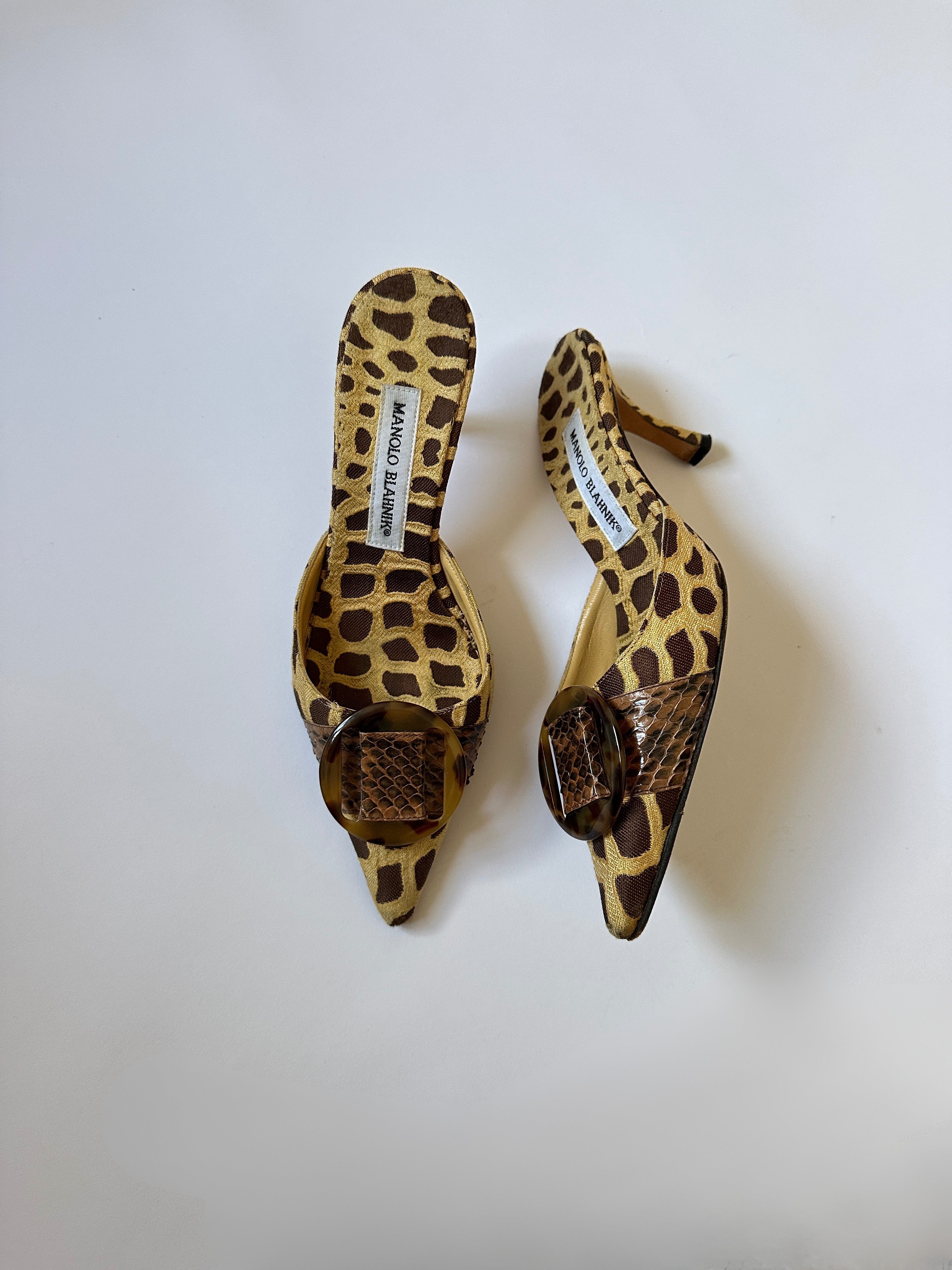 Manolo Blahnik Leopard Heels (EU 36.5/ US 6.5)