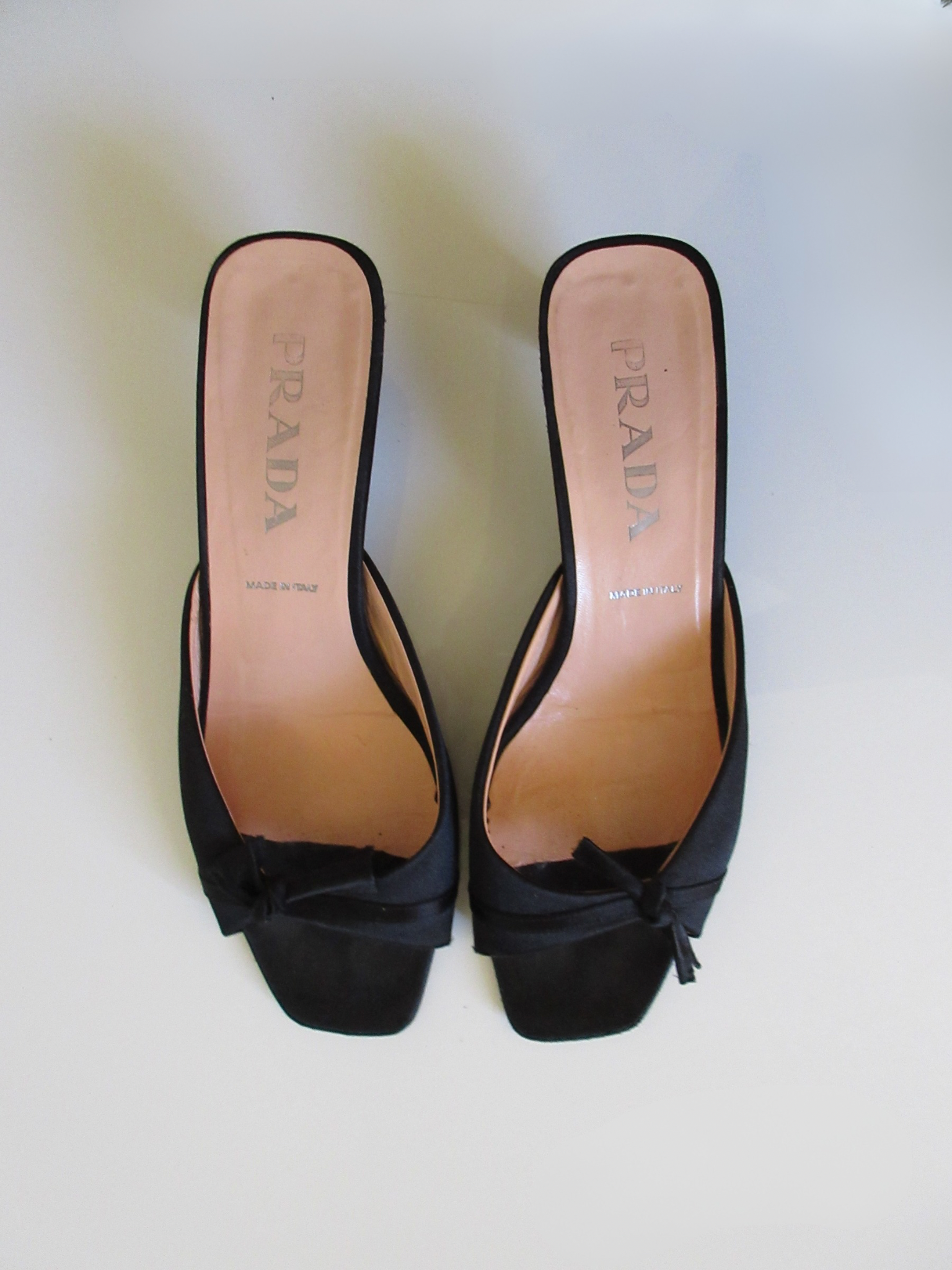 Prada Satin Kitten Heels (EU 37.5/ US 7)