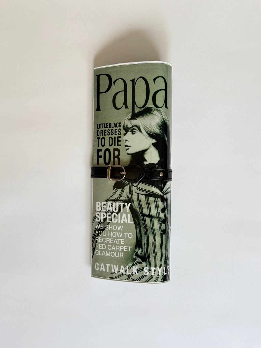 Vintage 1970s Magazine Clutch