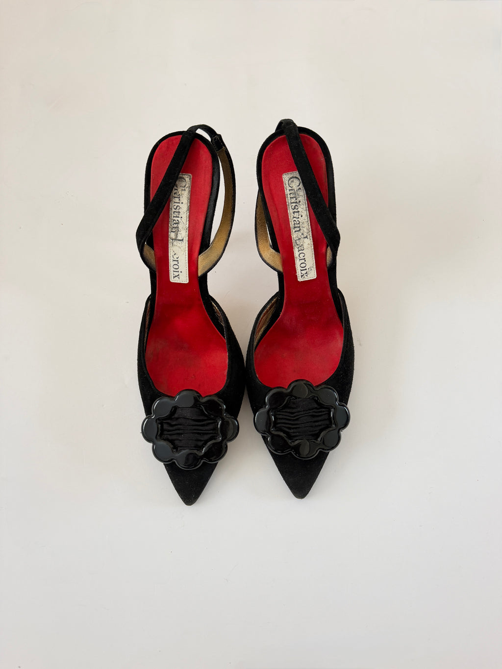 Christian Lacroix Black Heels (EU 38/ US 7.5)