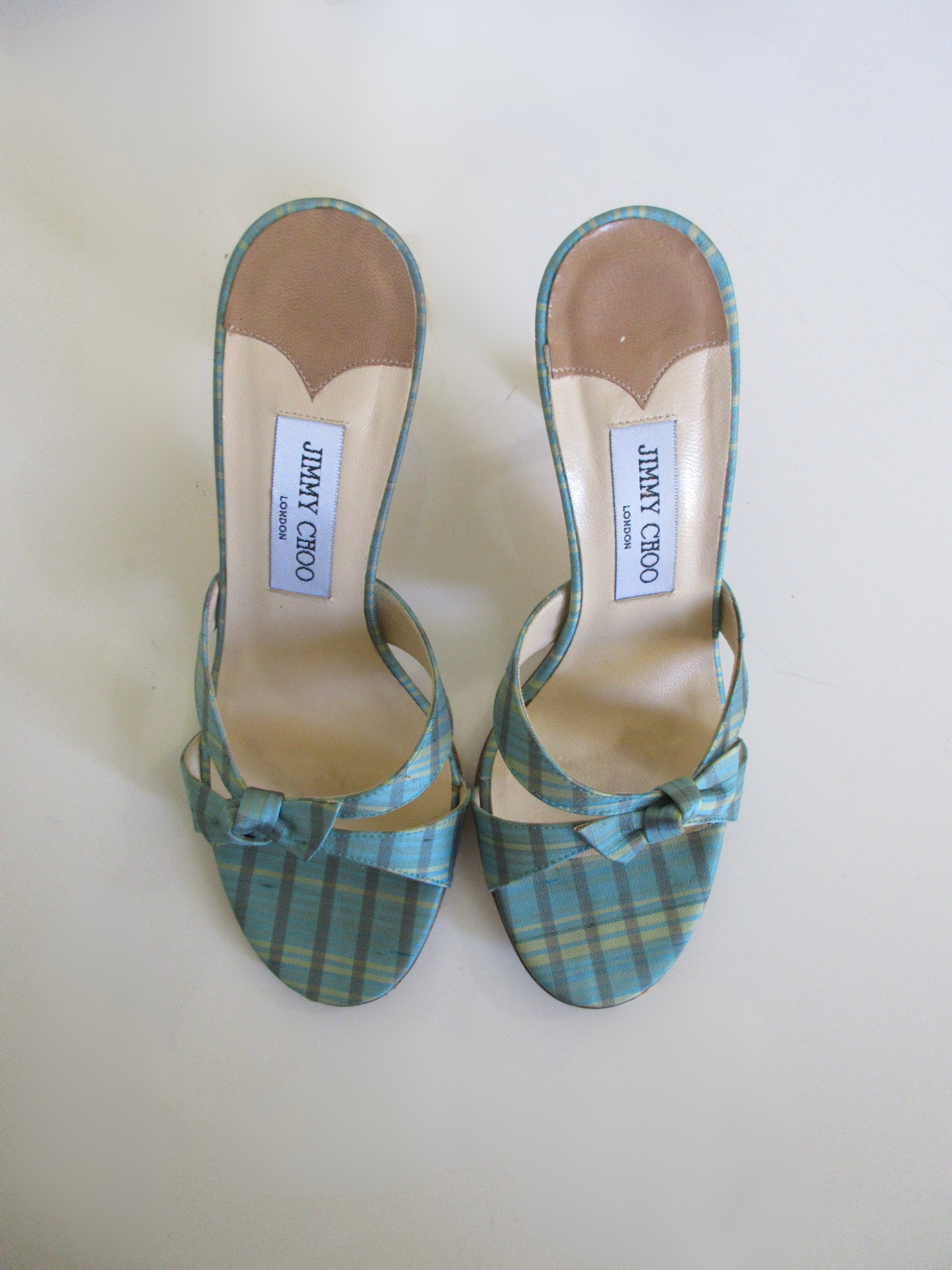 Jimmy Choo Plaid Heels (EU 37/ US 6.5)