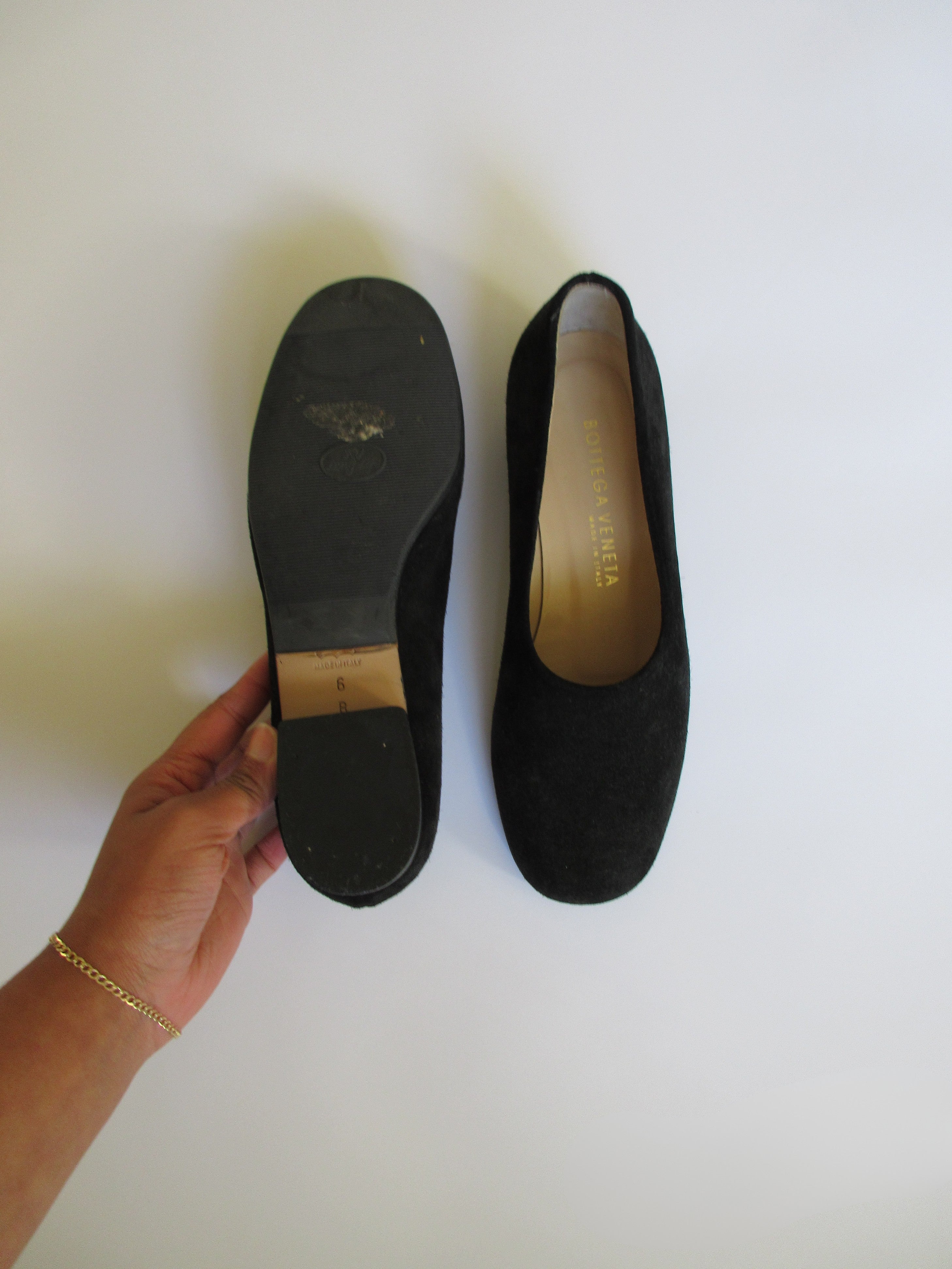 Bottega Veneta Suede Ballet Flats (EU 36/US 6)
