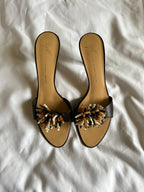 Giuseppe Zanotti Beaded Heels (EU 38/ US 8)