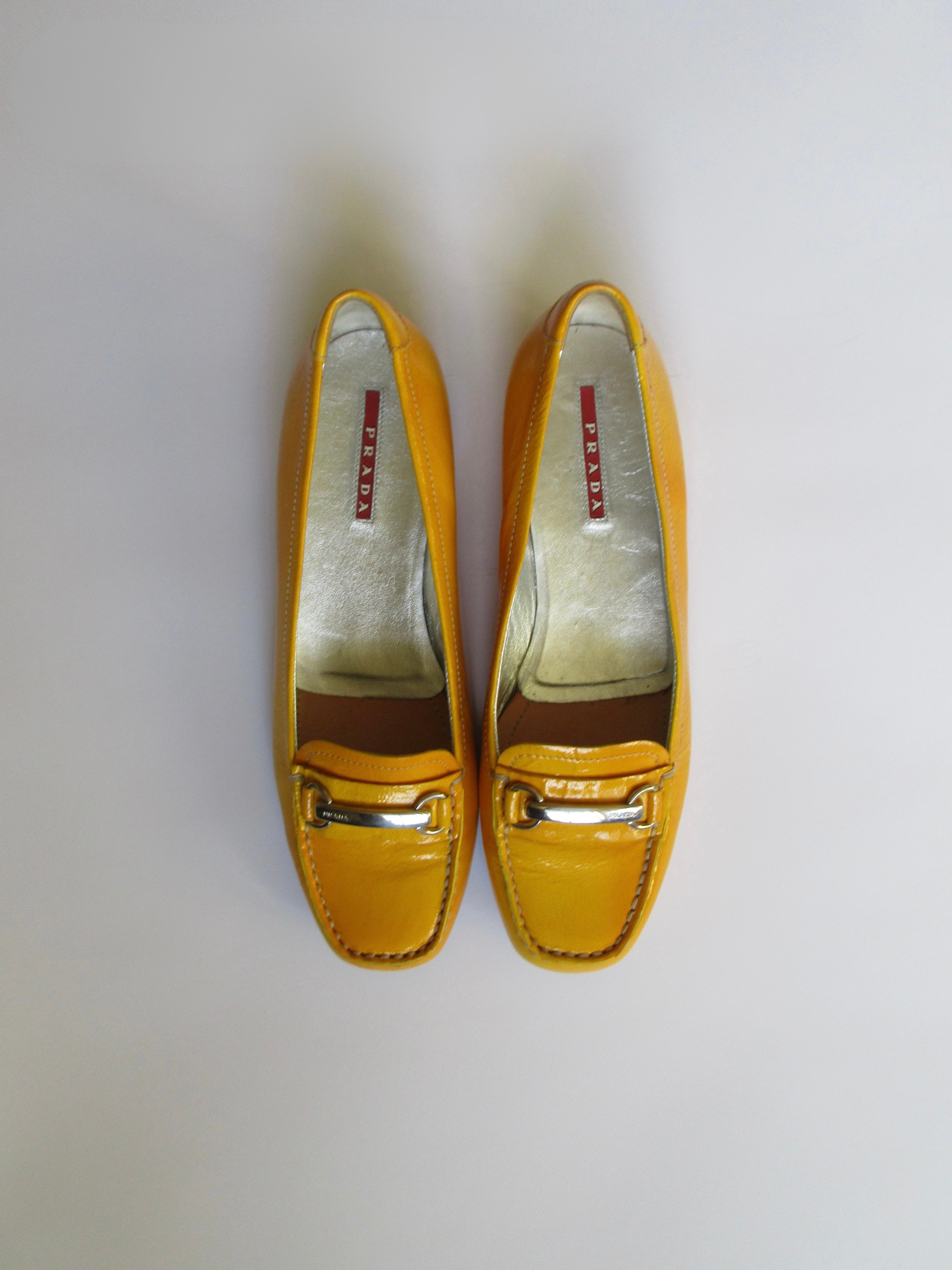 Prada Mustard Loafers (EU36.5/US 6)