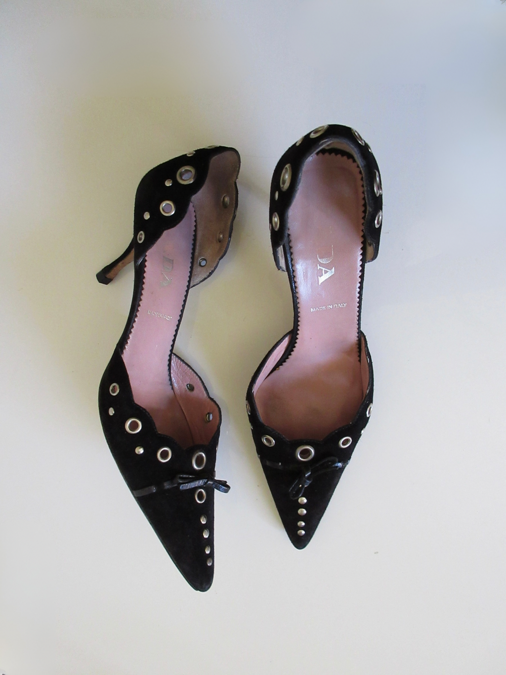 Prada Vintage Eyelet Heels (EU 35.5/ US 5)