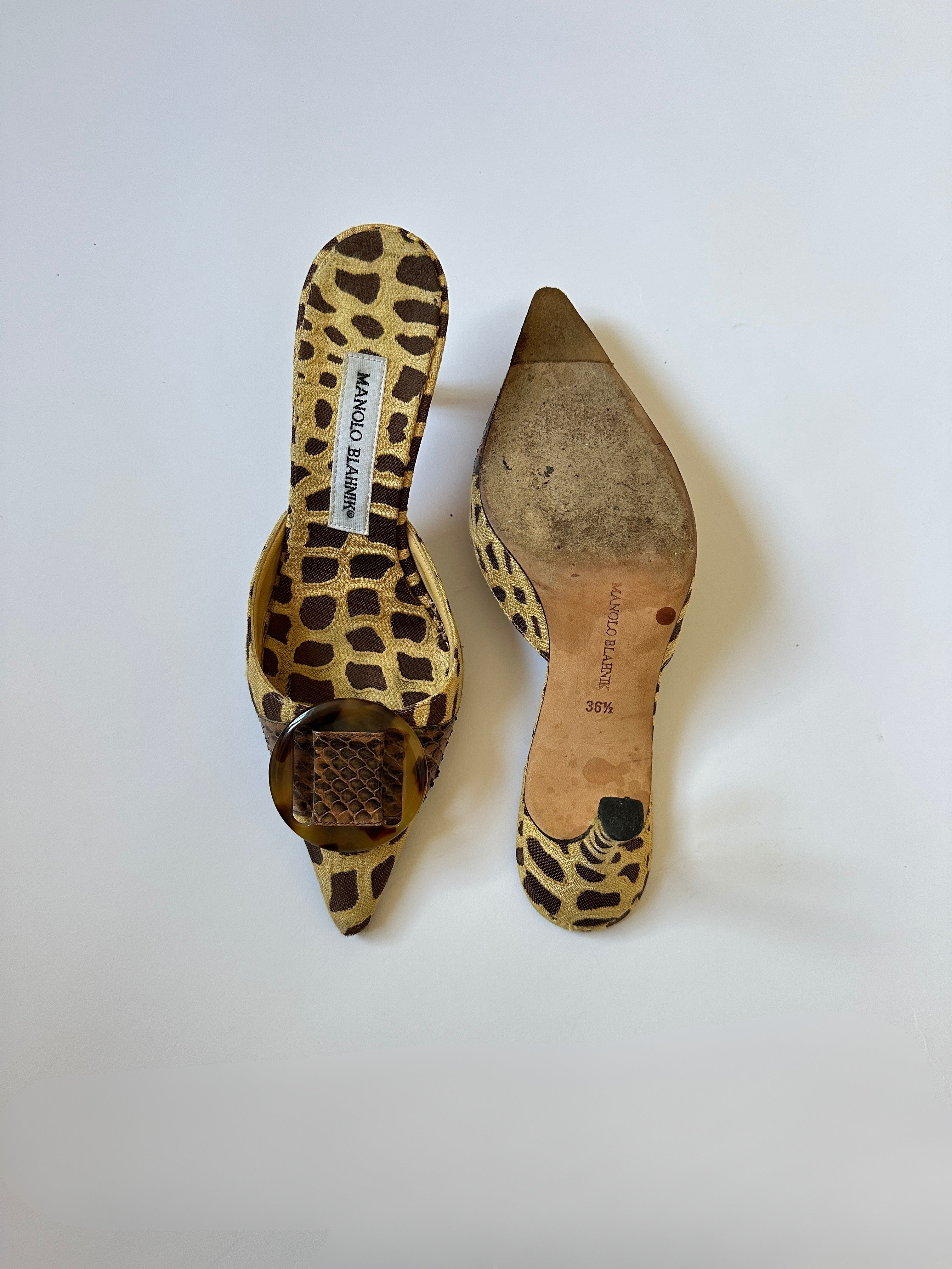 Manolo Blahnik Leopard Heels (EU 36.5/ US 6.5)