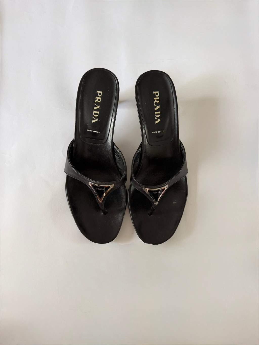 Prada Thong Kitten Heels (EU 37/ US 7)