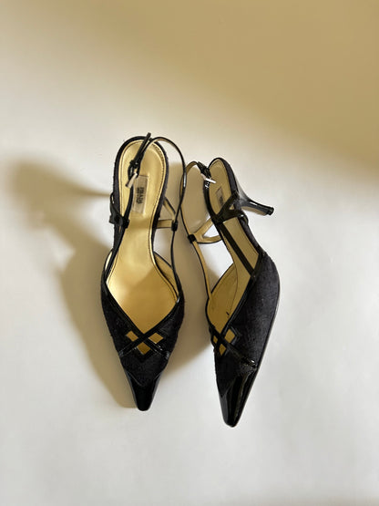 Prada Slingback Kitten Heels (EU 37/ US 7)