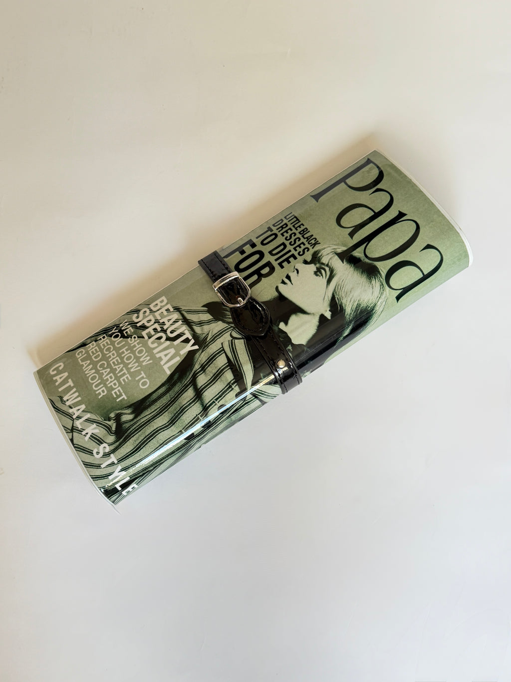Vintage 1970s Magazine Clutch