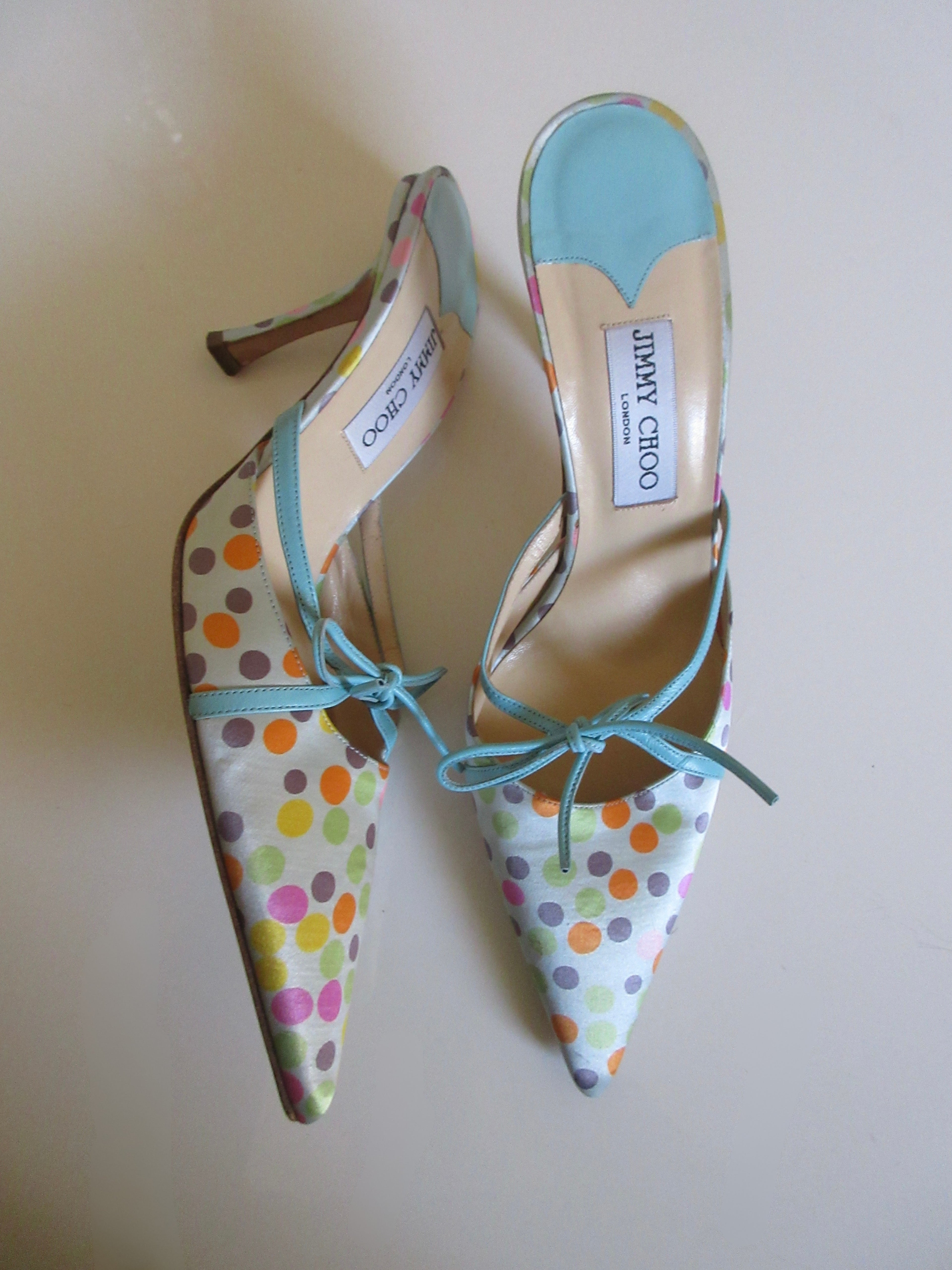 Jimmy Choo Polka Dot Heels (EU 40.5/ US 10)