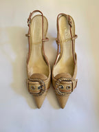 Prada Western Buckle Heels (EU 38.5/ US 8)