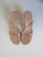 Chanel Vintage PVC Heels EU 37.5/ US 7)