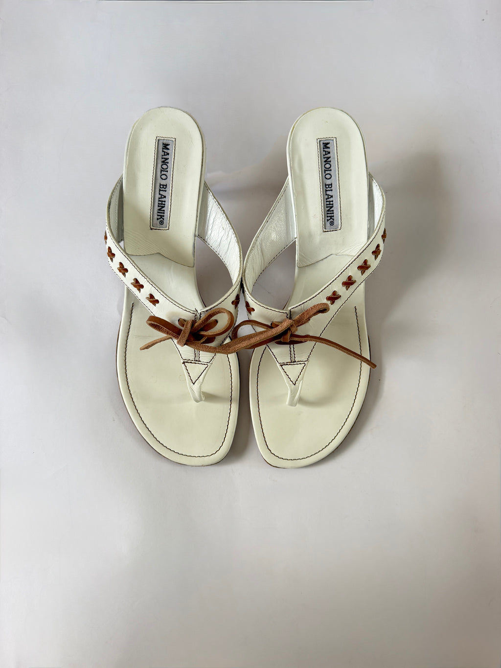 Manolo Blahnik Thong Heels (EU 37.5/ US 7)