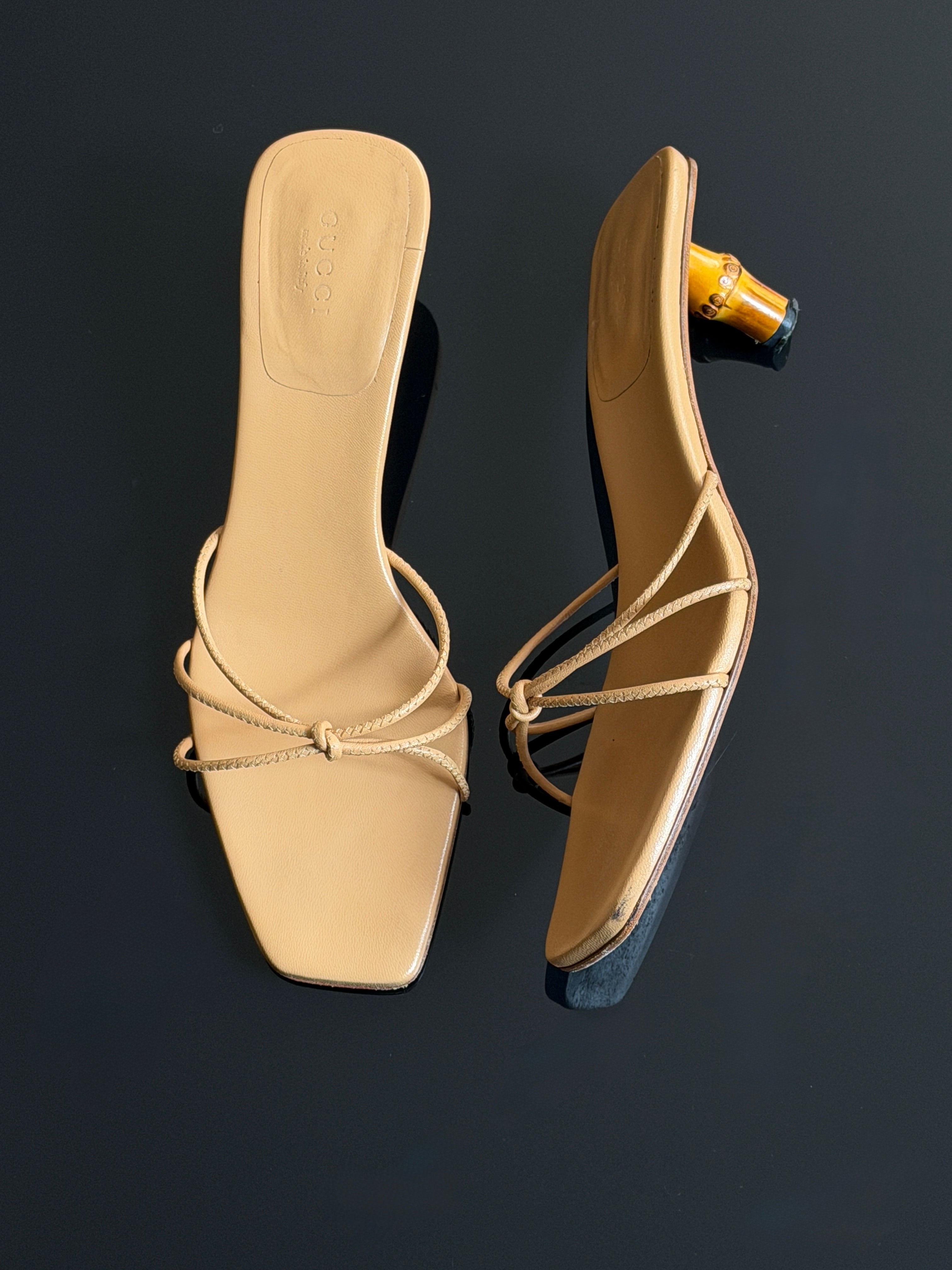 Gucci Tom Ford 2002 Bamboo Heels (EU 38.5/ US 8.5) – Vintage