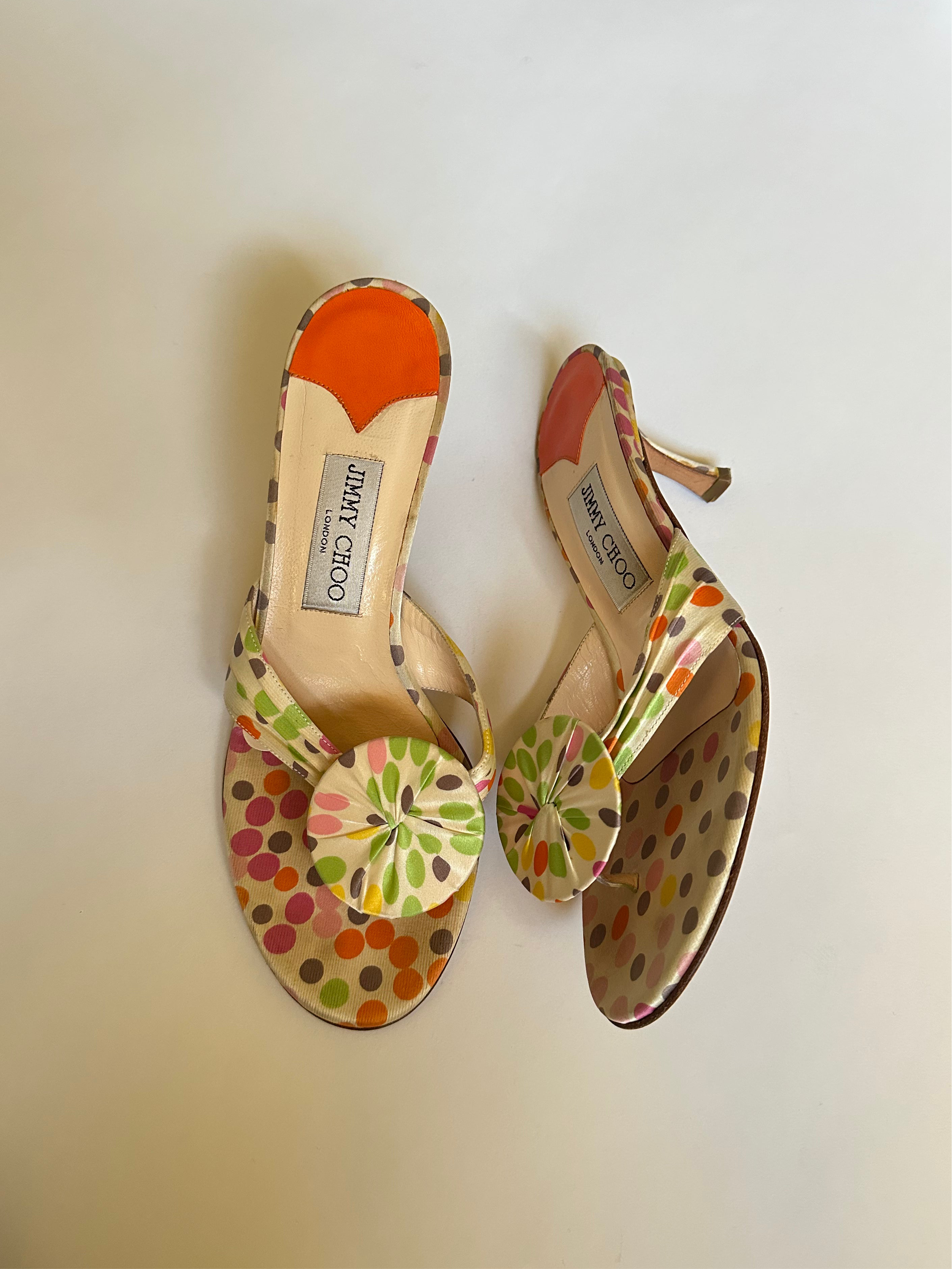 Jimmy Choo Polka Dot Heels (EU 38/ US 7.5)