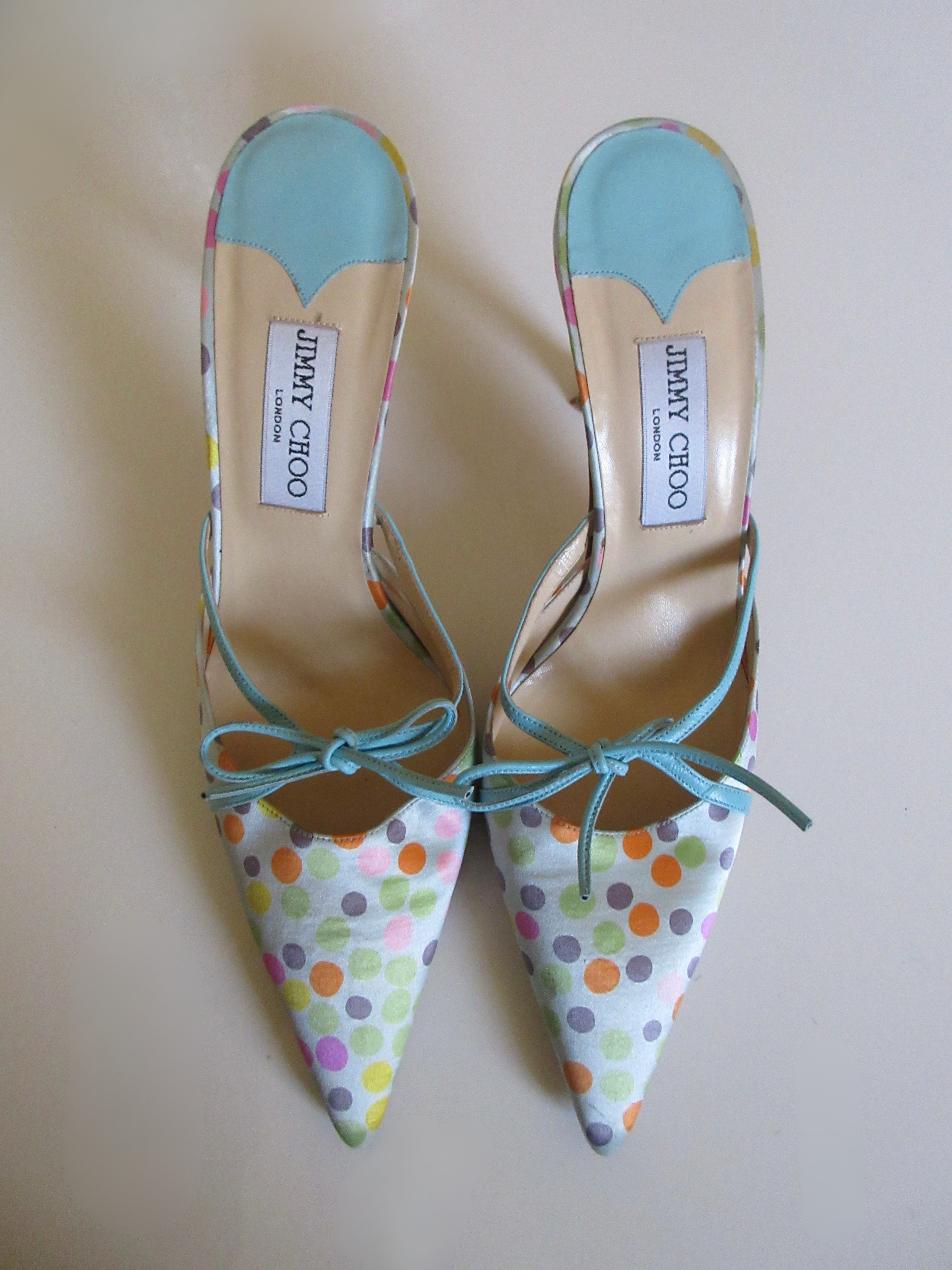 Jimmy Choo Polka Dot Heels (EU 40.5/ US 10)