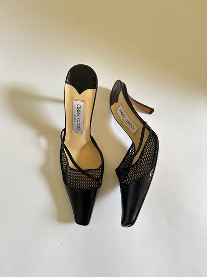 Jimmy Choo Net Heels (EU 37.5/ US 7.5)