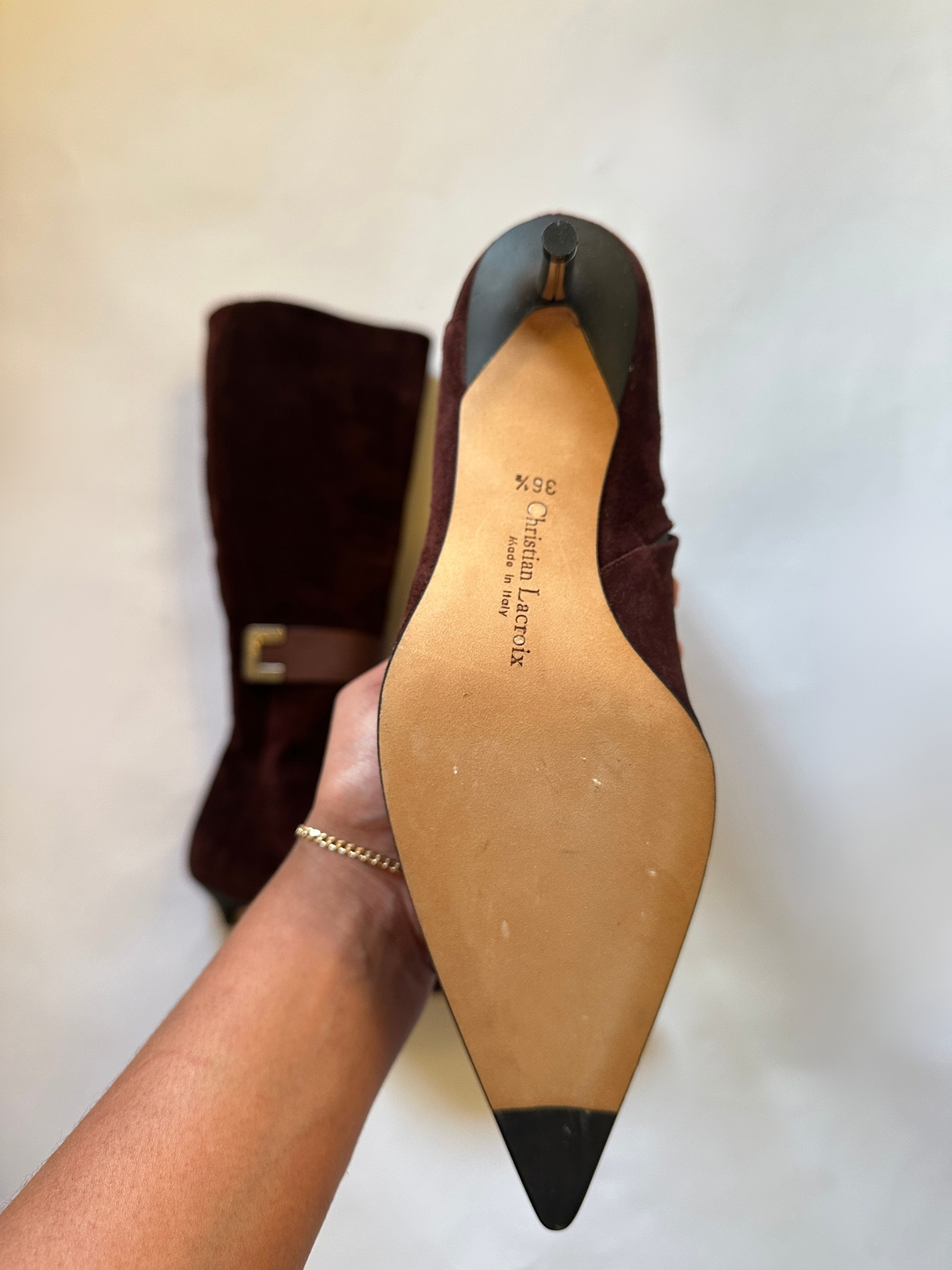 Christian Lacroix Suede Boots (EU 36.5/ US 6.5)