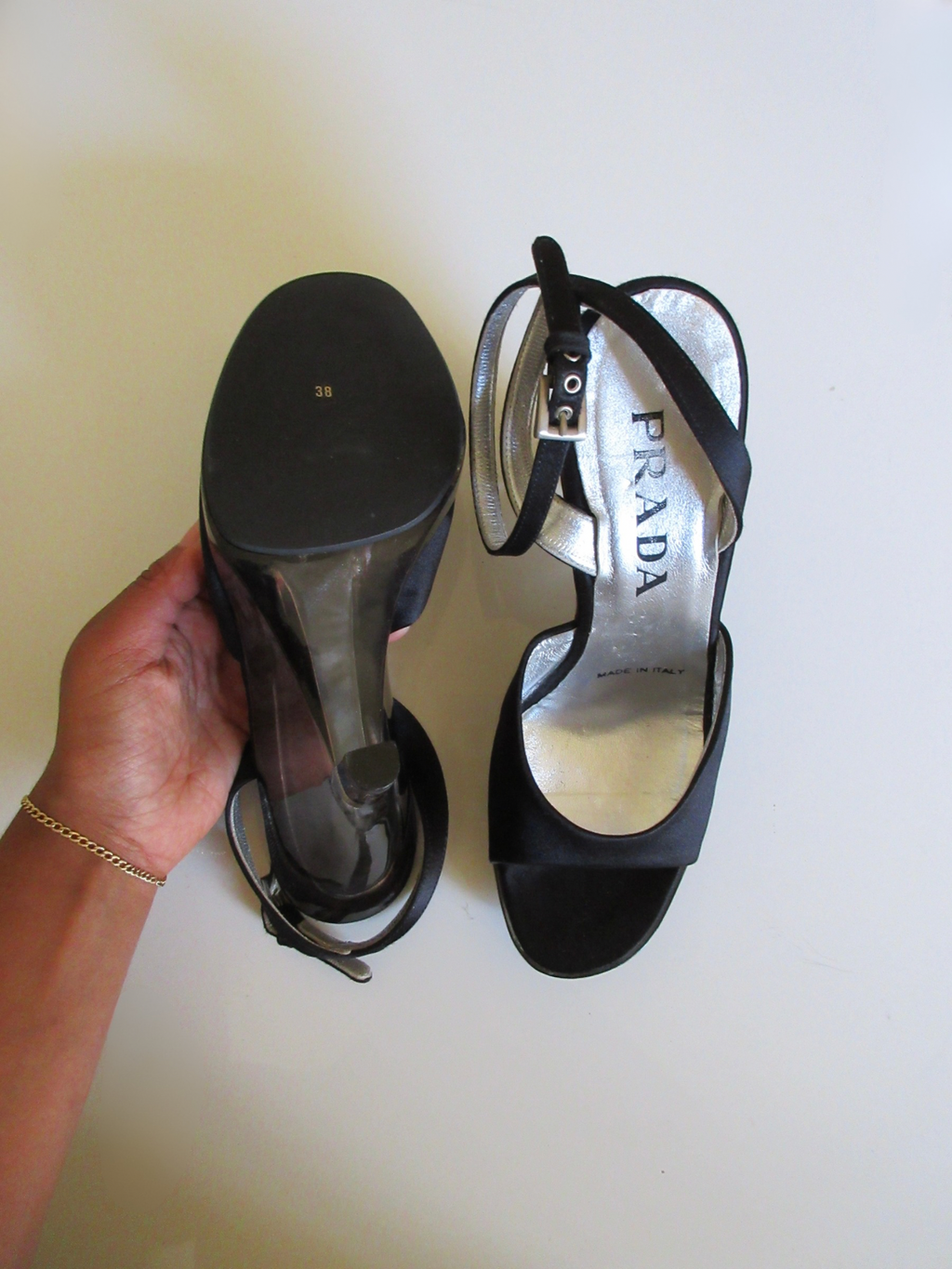 Prada SS 1998 Wedge Heels (EU 38/ US 7.5)