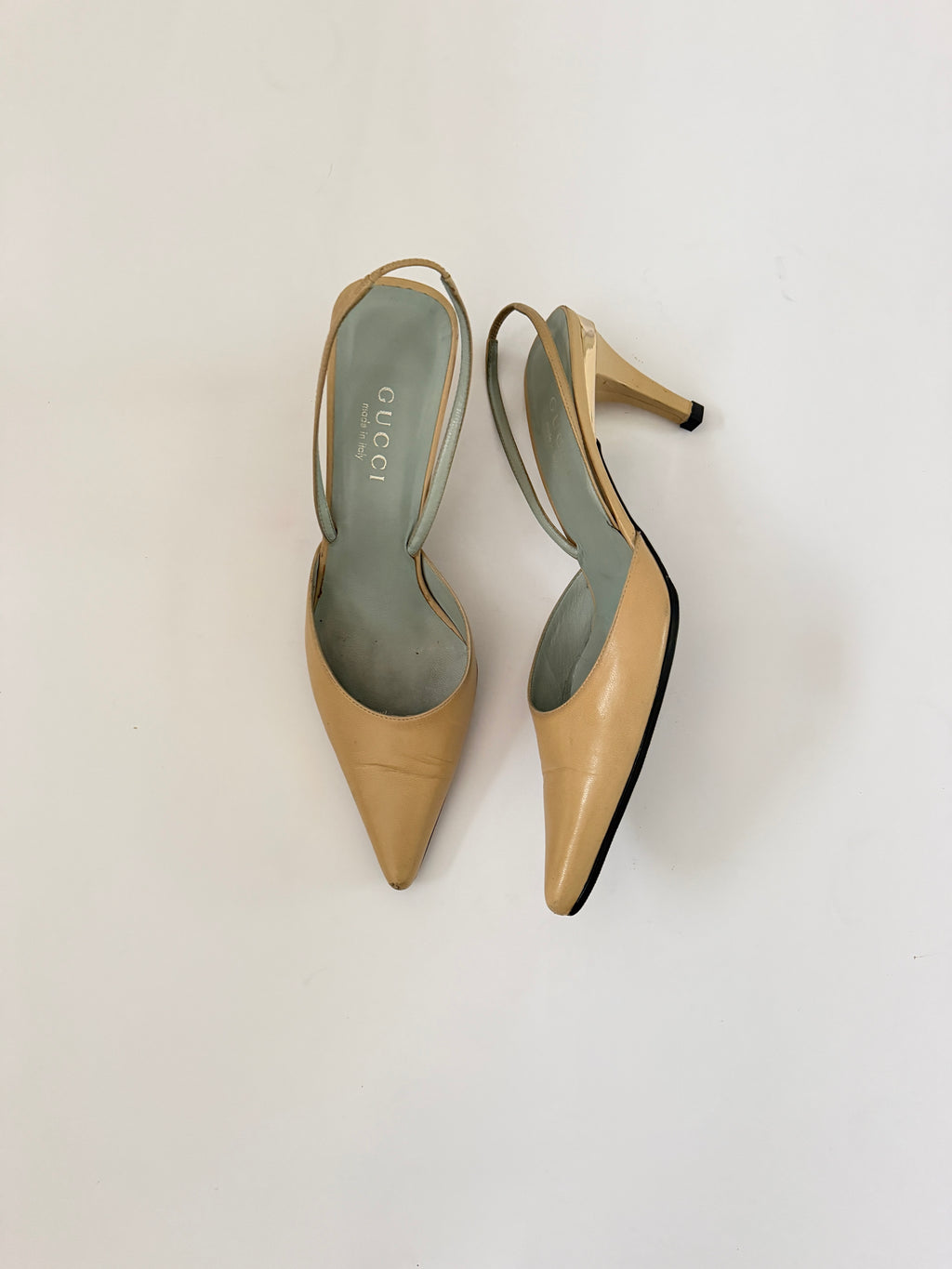 Gucci Cream Heels (EU 39/ US 9)