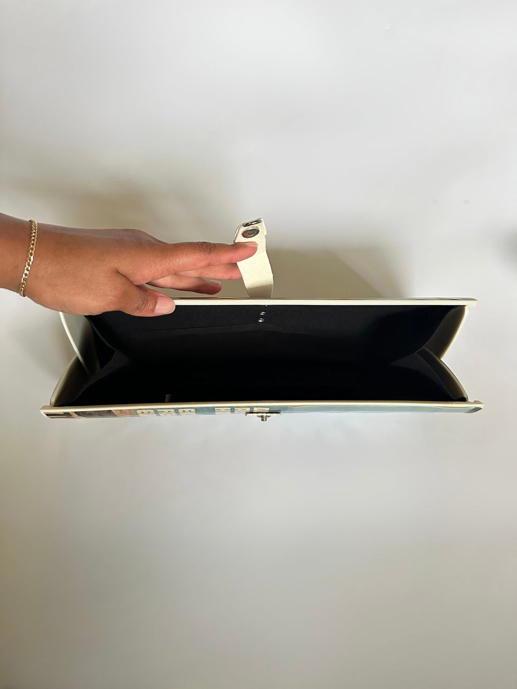 Vintage 1970s Parisian Magazine Clutch Purse