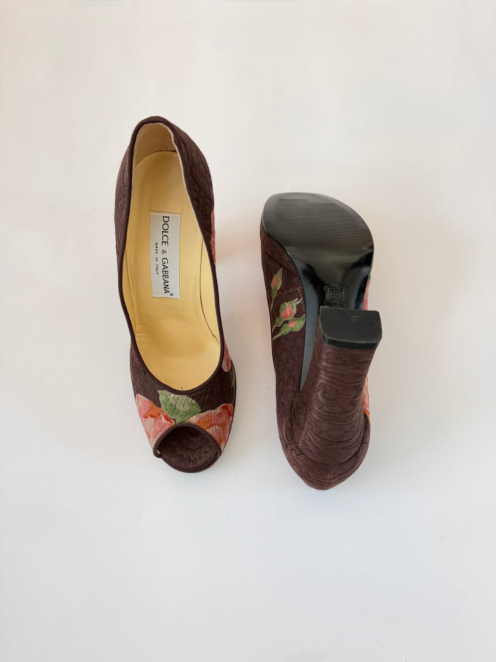 Dolce & Gabbana Rare Floral Print Pumps (EU 38.5/ US 8)