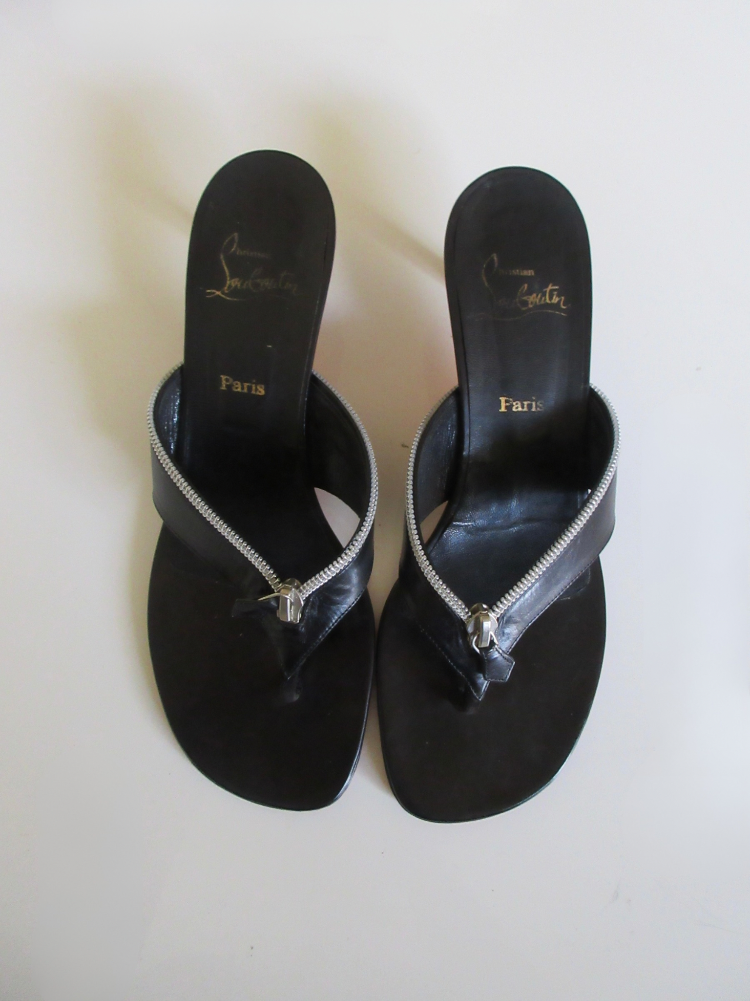 Christian Louboutin Zipper Heels (EU 39/ US 8.5)