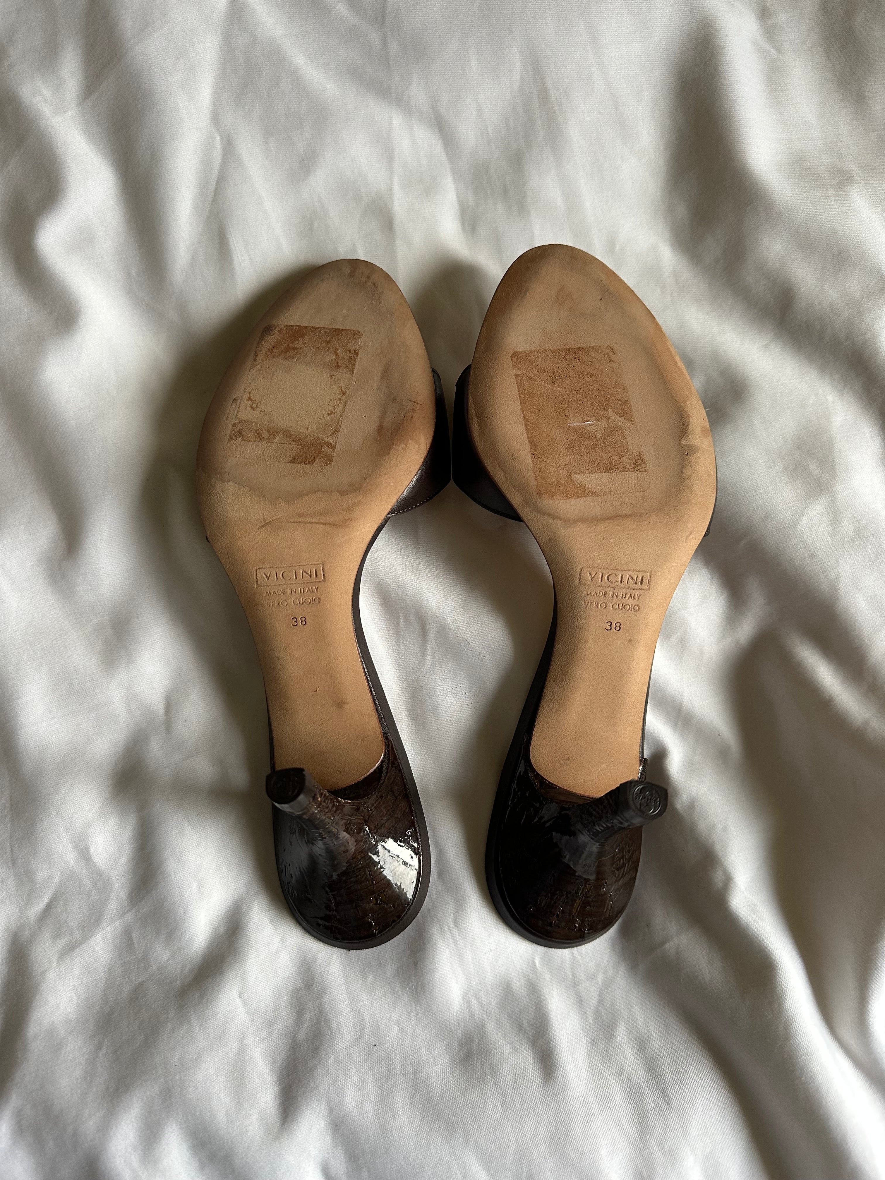 Giuseppe Zanotti Beaded Heels (EU 38/ US 8)