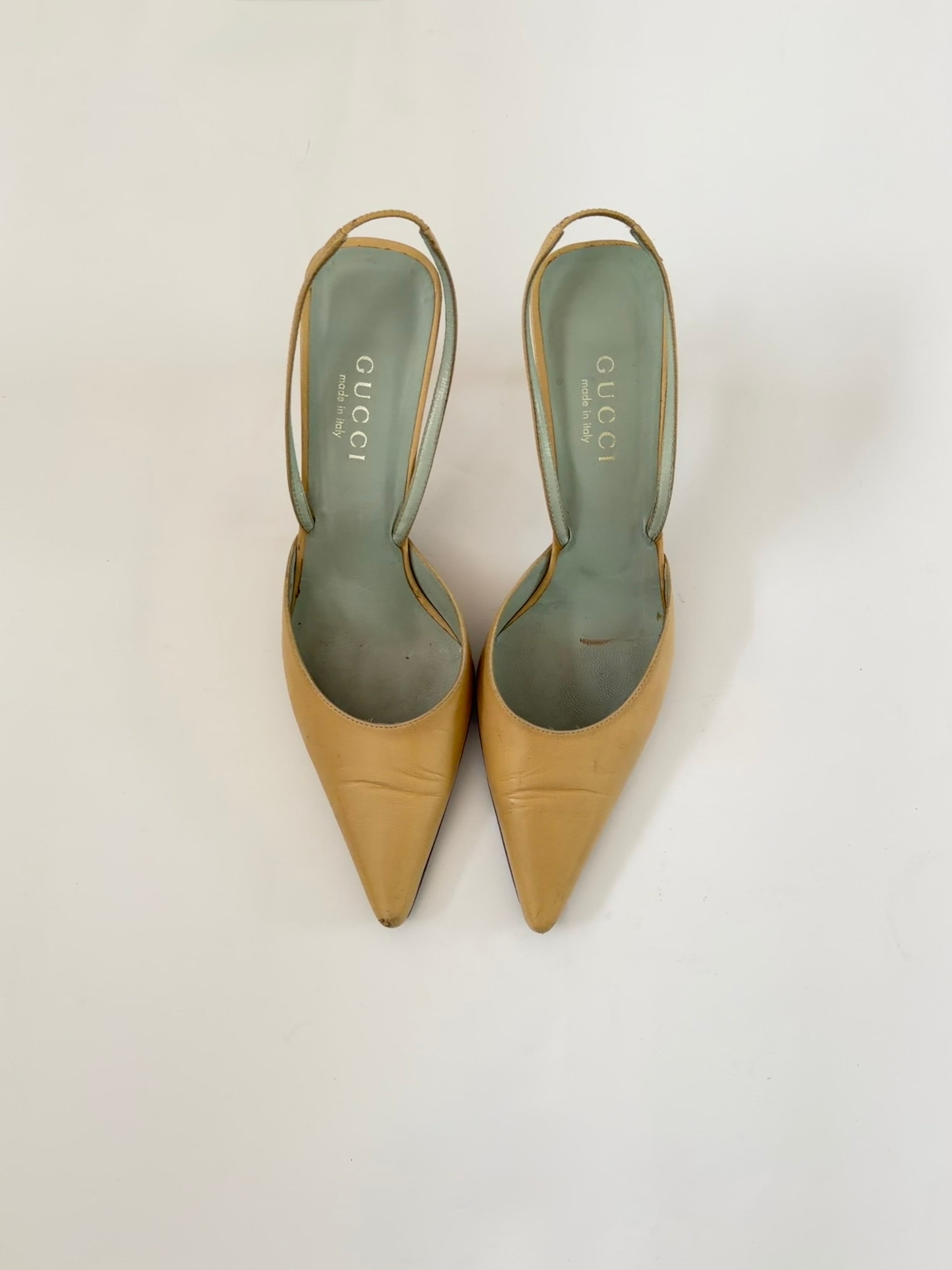 Gucci Cream Heels (EU 39/ US 9)