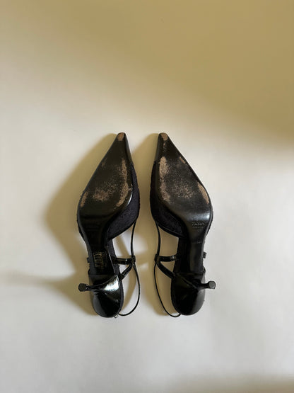 Prada Slingback Kitten Heels (EU 37/ US 7)