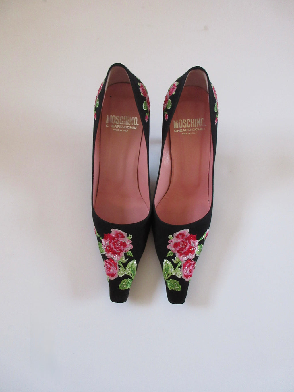 Moschino Floral Print Heels (EU 36.5/ US 6.5)