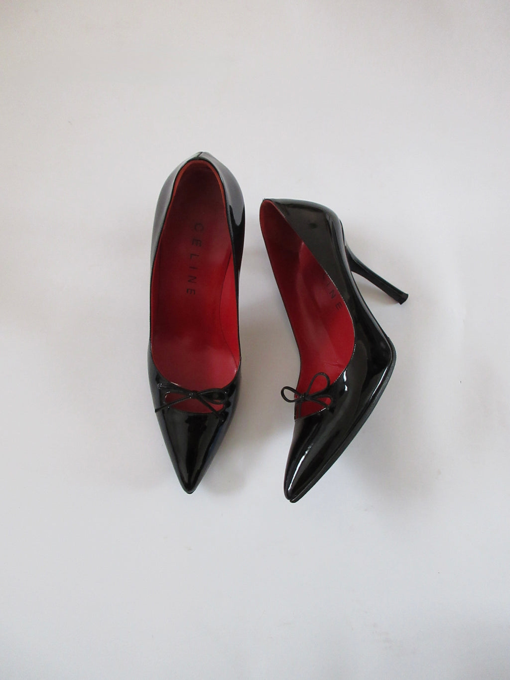 Celine Black Patent Leather Heels (EU 38.5/ US 8)