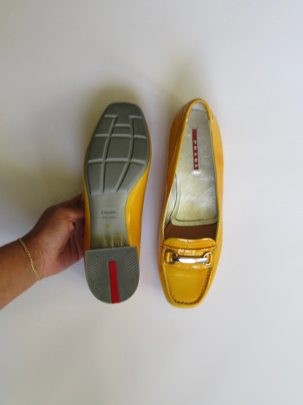 Prada Mustard Loafers (EU36.5/US 6)