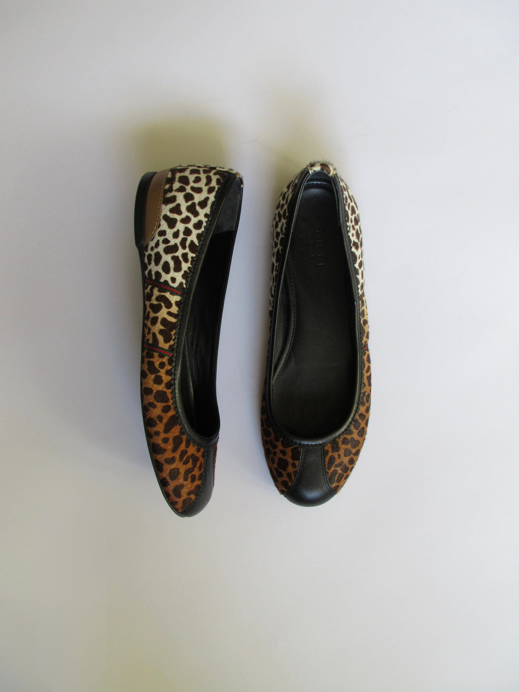 Gucci Leopard Ballerinas (EU 38/ US 7.5)