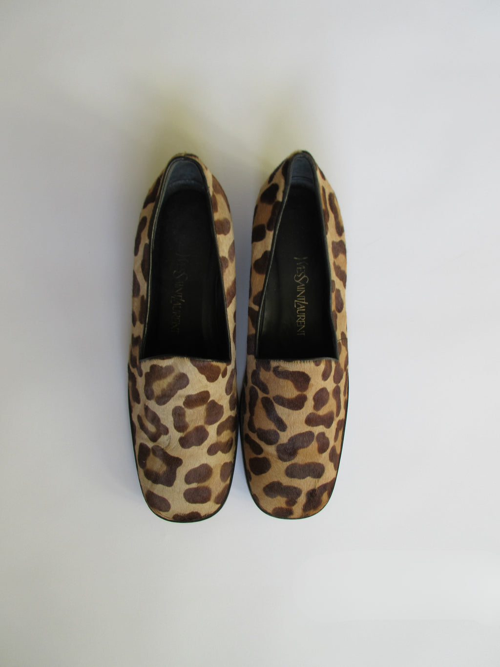 YSL Leopard Loafers (EU 37.5/ US 7.5)
