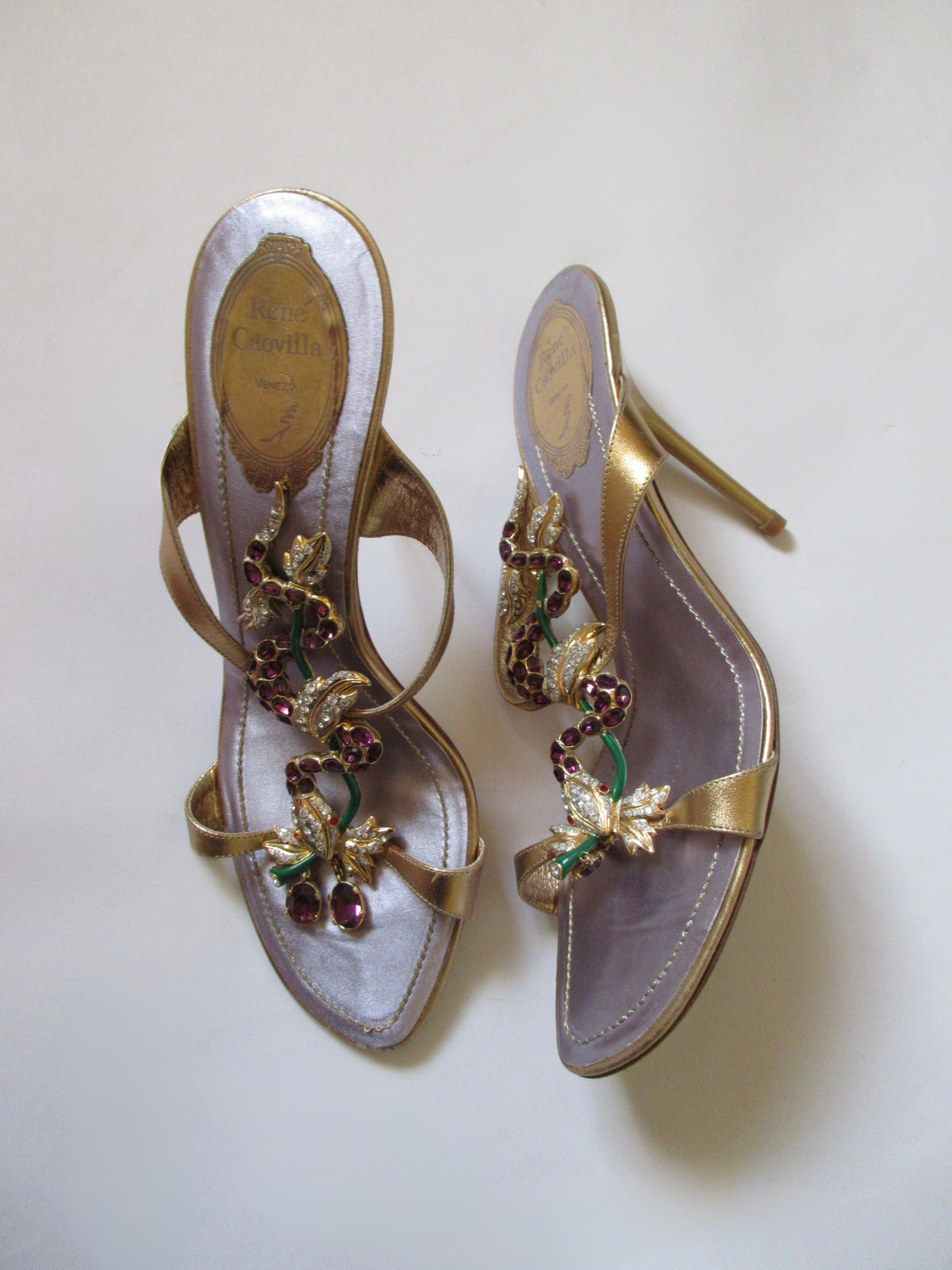 René Caovilla Snake Heels (EU 40/ US 9.5)