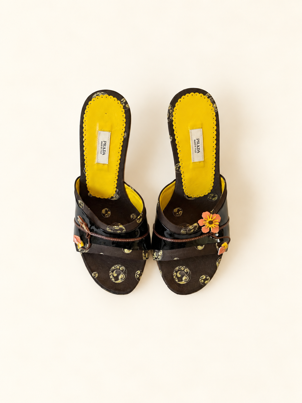 Prada SS 2003 Kimono Heels (EU 36.5/ US 6)