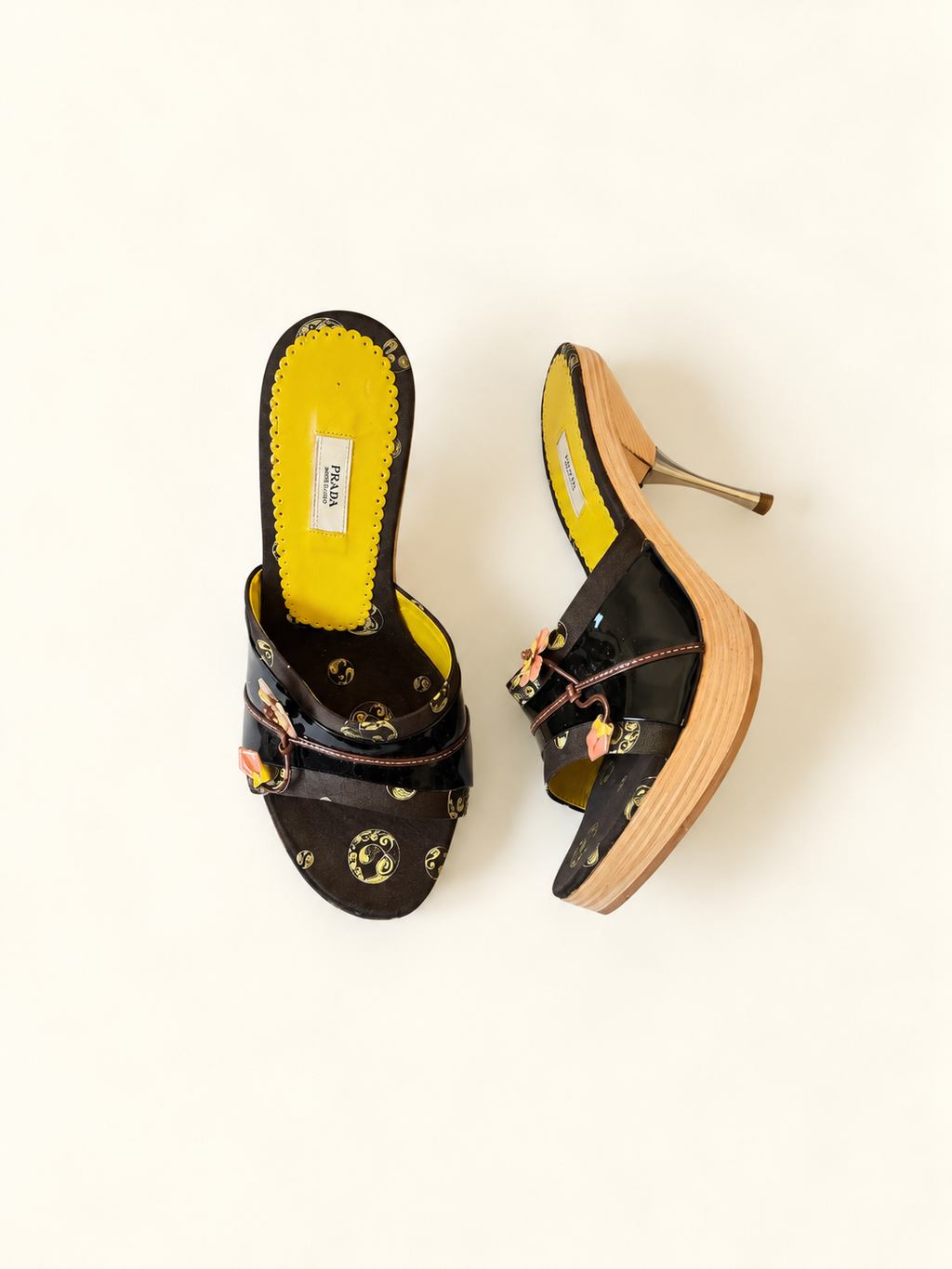 Prada SS 2003 Kimono Heels (EU 36.5/ US 6)