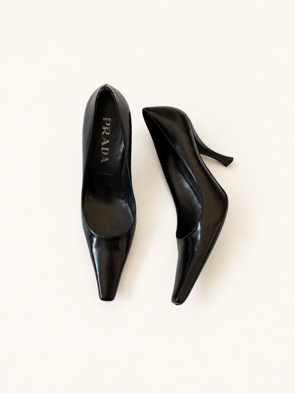 Prada Black Pumps (US 37.5/ US 7)