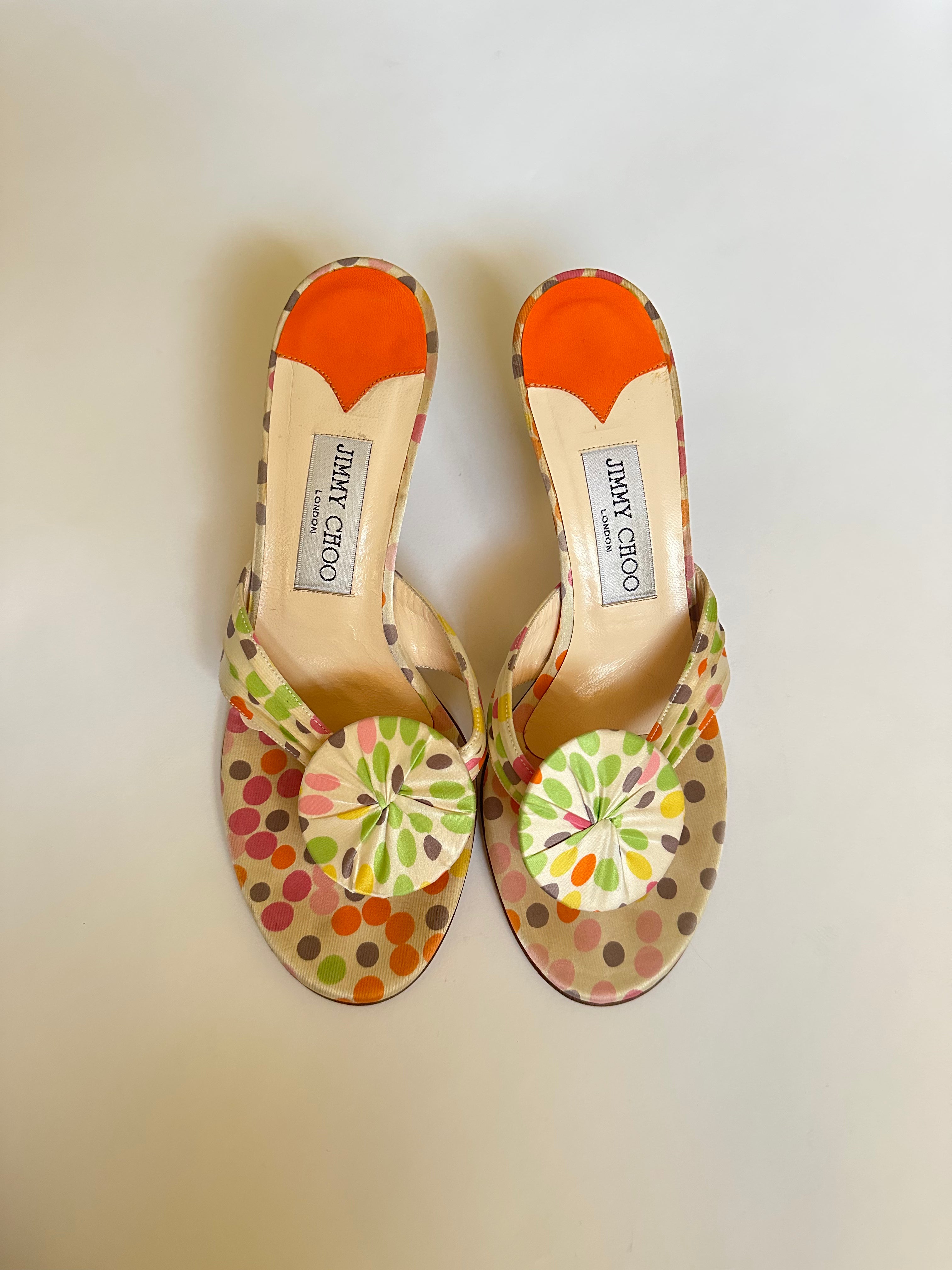 Jimmy Choo Polka Dot Heels (EU 38/ US 7.5)