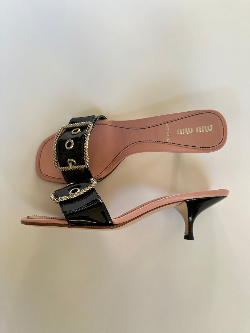 Miu Miu Buckle Kitten Heel (EU 38/ US 7.5)